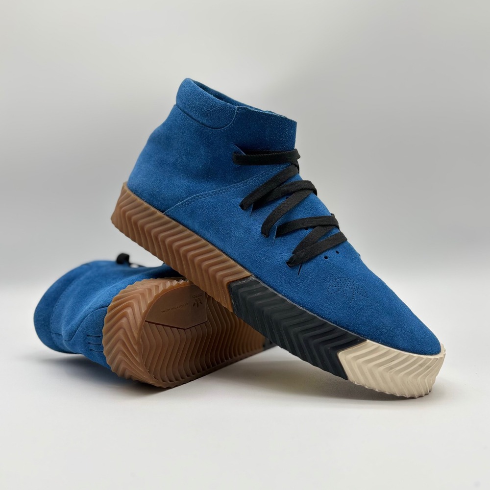 Adidas Alexander Wang AW Skate Mid Bluebird Suede Gum Sole AC6849 Mens 9.5